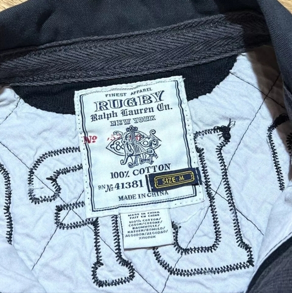 🔥Vtg Rugby Ralph Lauren Rugby Polo - Picture 3 of 5